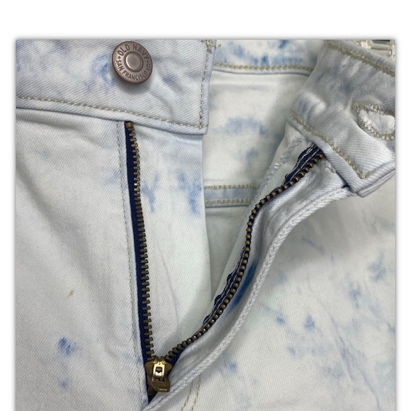 Old Navy Rockstar Super Skinny Ankle Jeans 18 Petite Light Blue Distressed - Picture 8 of 14